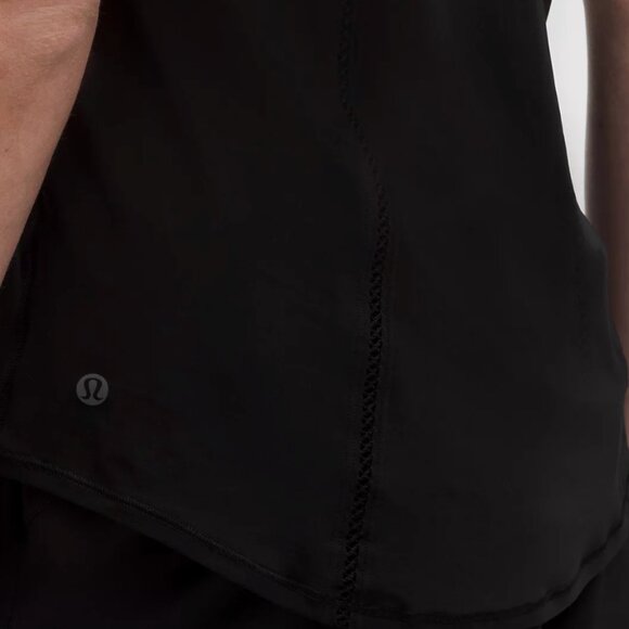 NWT LULULEMON Sculpt Tank *Lace Trim, Black, Size 4 - Picture 8 of 9